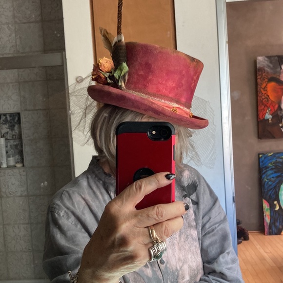 ROSES & RUST Custom Vintage Top Hat - Picture 14 of 16